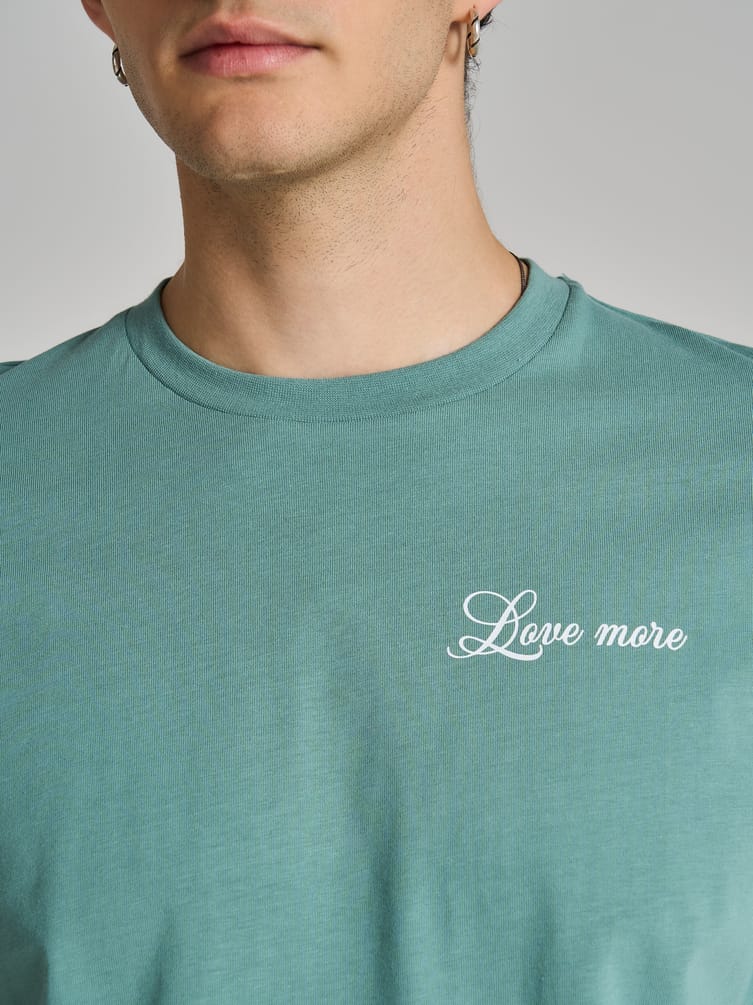 Футболка облегающая с надписью