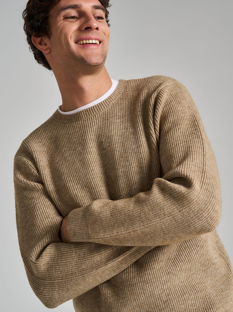 Джемпер вязаный теплый