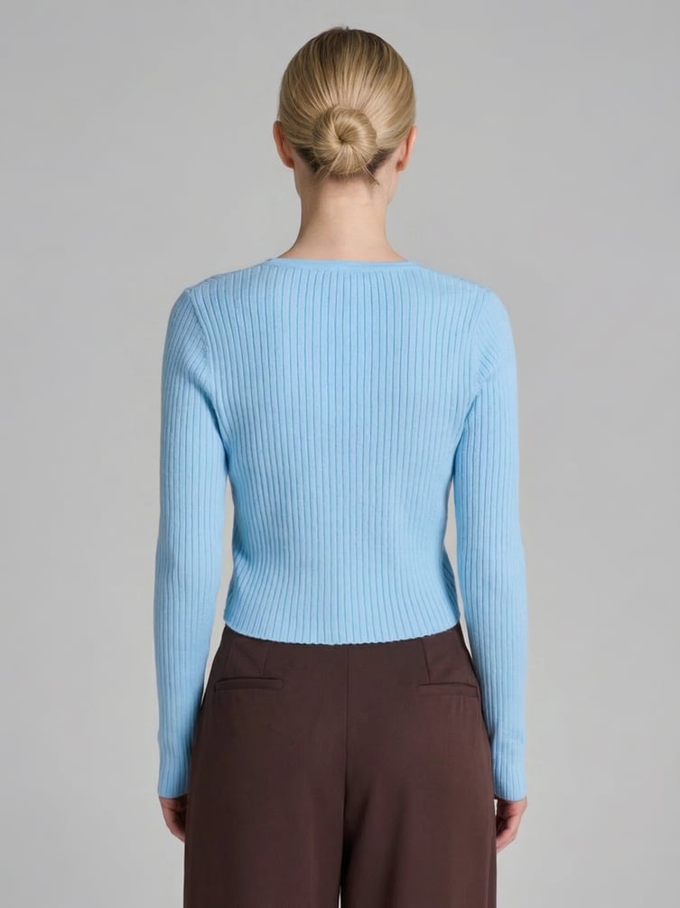 Кардиган укороченный на пуговицах