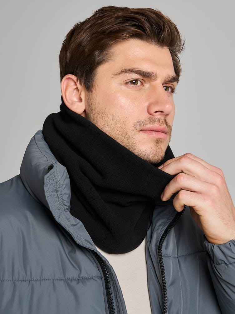 Флисовый шарф снуд