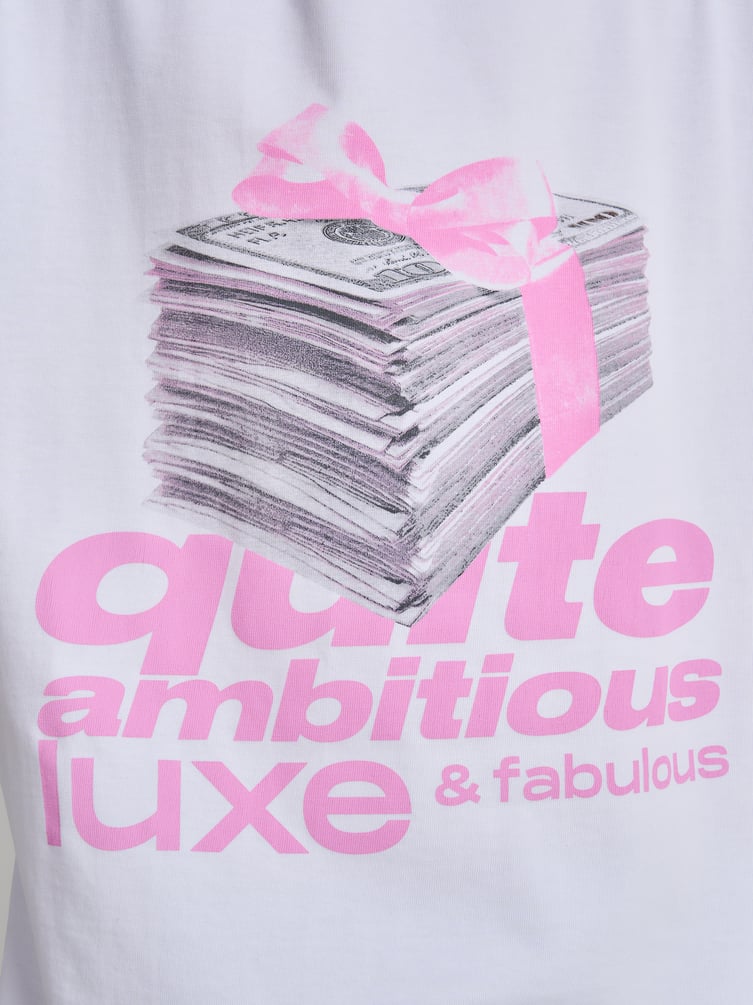 Футболка из хлопка с принтом