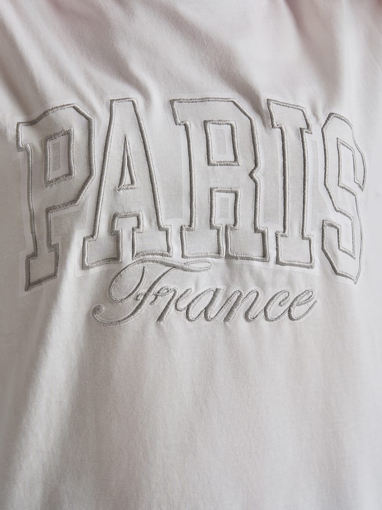 Футболка оверсайз с надписью Paris