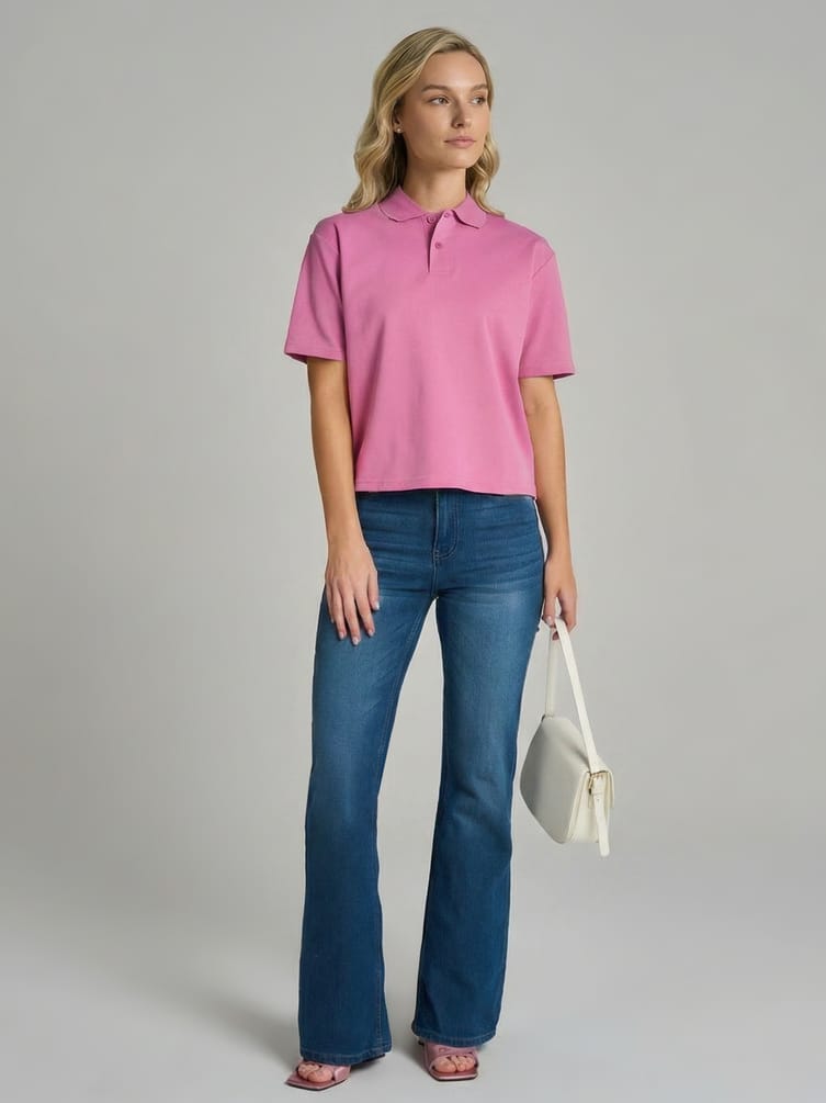 Футболка-поло с коротким рукавом