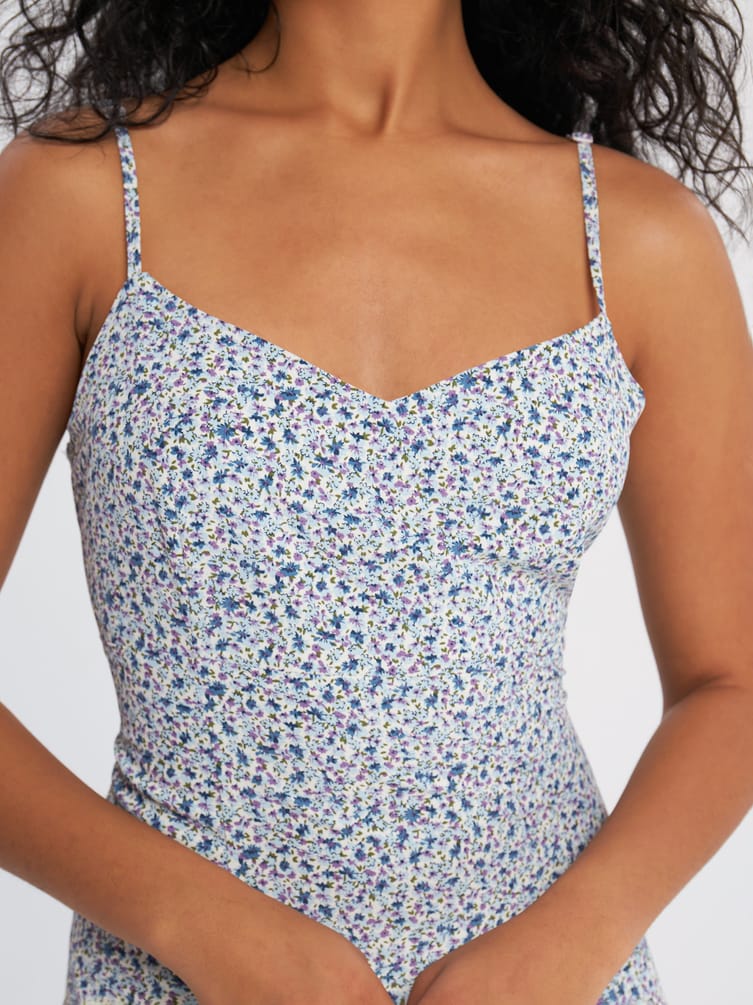 Сарафан миди на бретелях