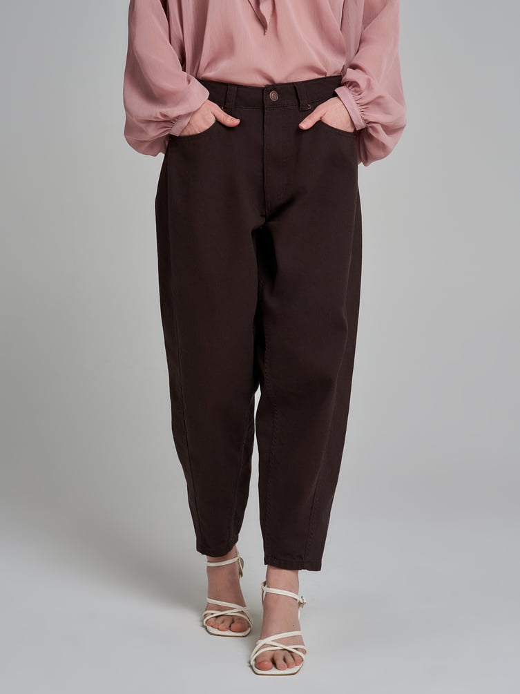 Джинсы Balloon укороченные