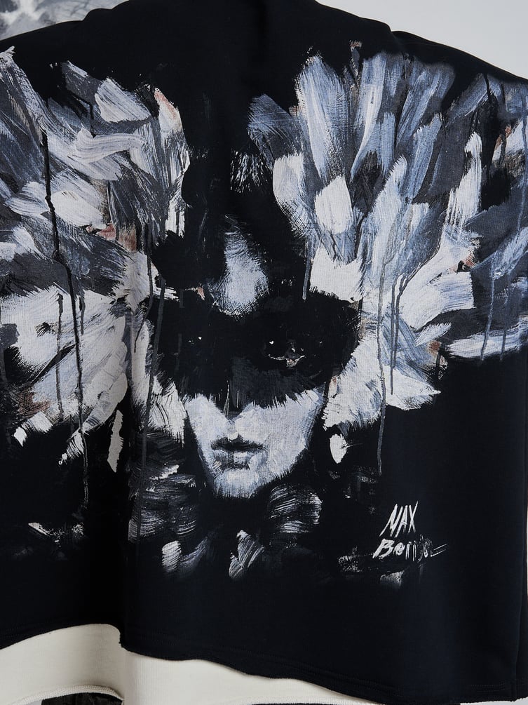 Свитшот оверсайз с принтом Макс Борисов