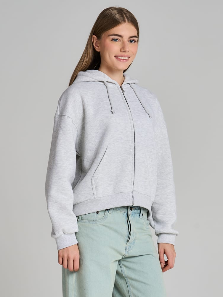 Толстовка утепленная с капюшоном и начесом