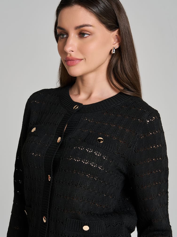 Кардиган вязаный на пуговицах