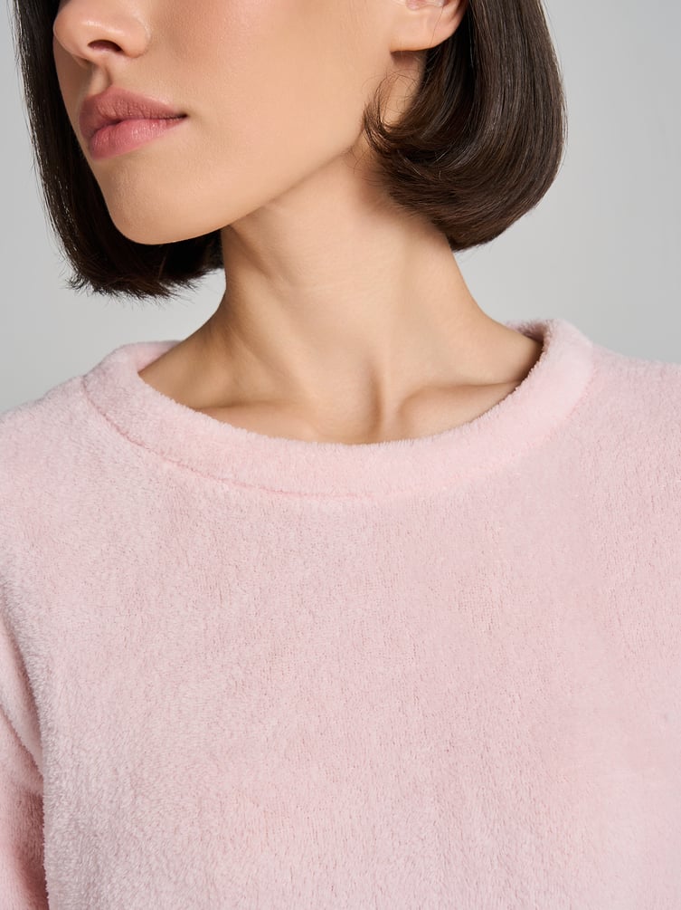 Пижама плюшевая с кофтой и штанами