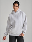 Утепленное худи оверсайз с начесом