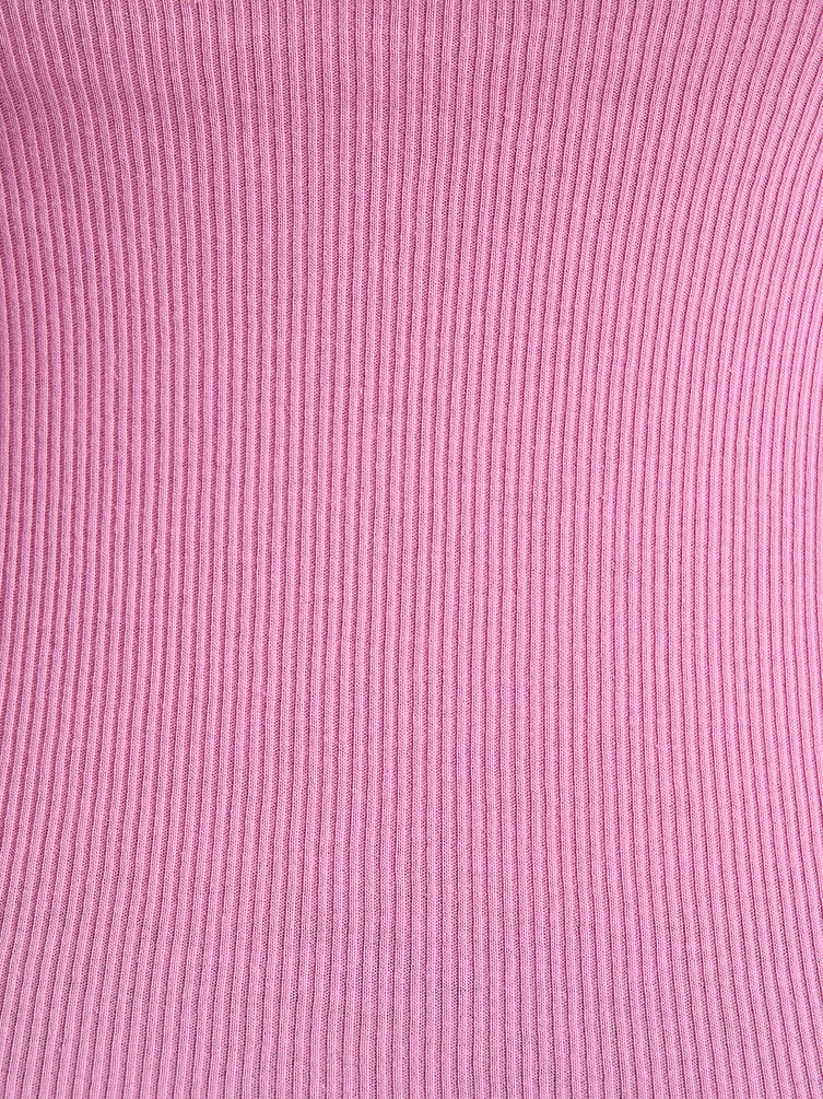 Топ в рубчик на тонких бретелях