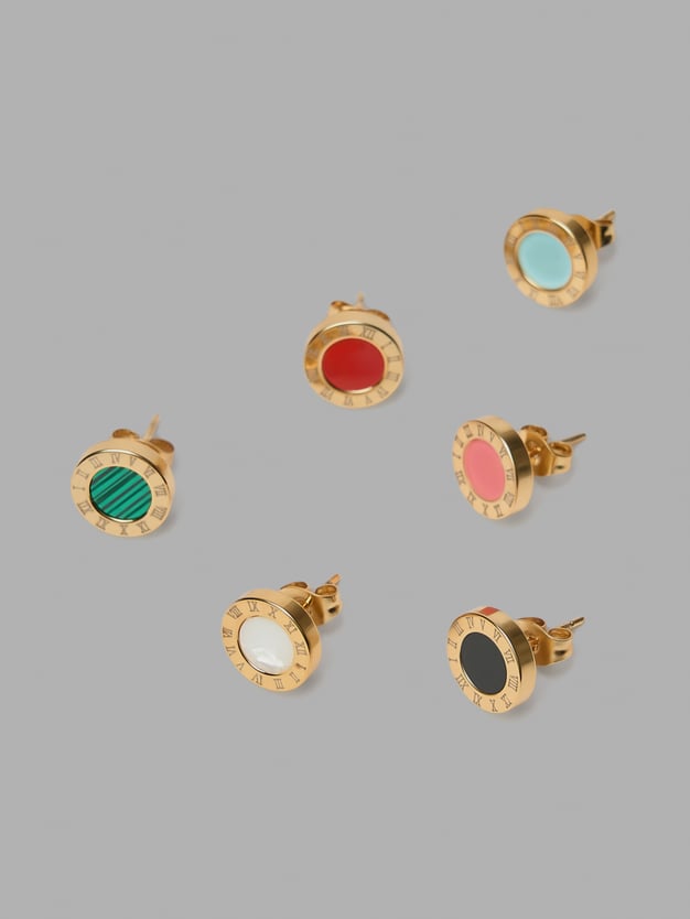 Серьги - 3 пары