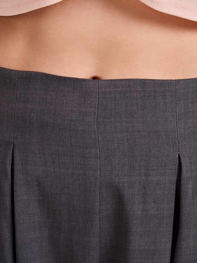 Брюки палаццо классические с защипами