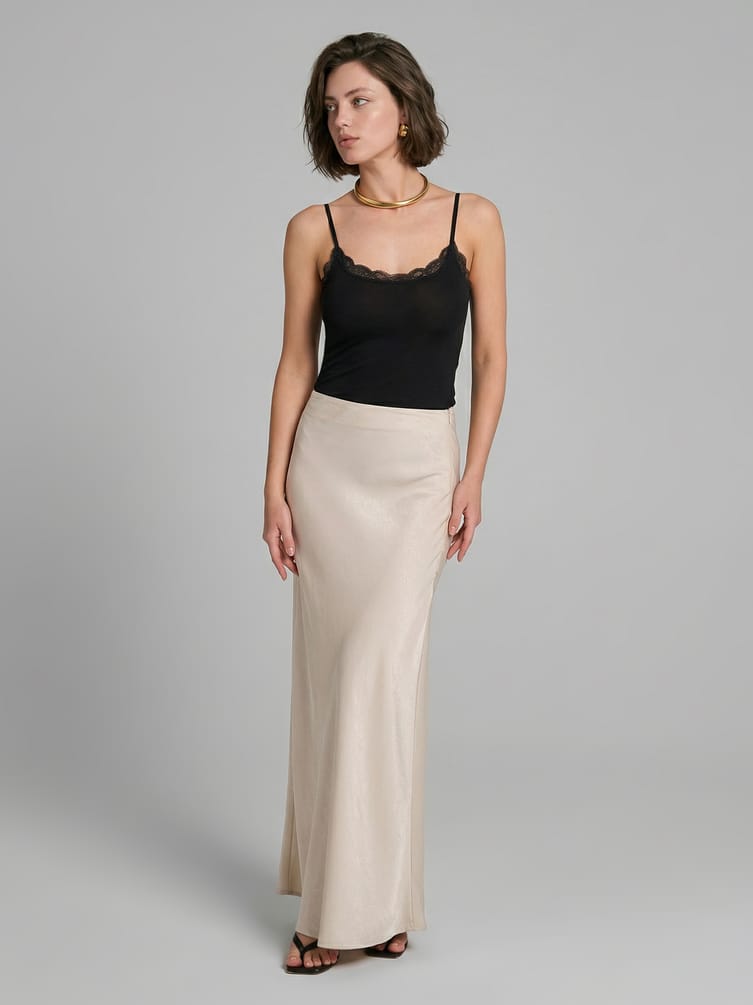 Боди-майка с кружевом