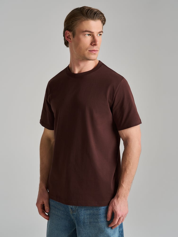 Плотная базовая классическая футболка