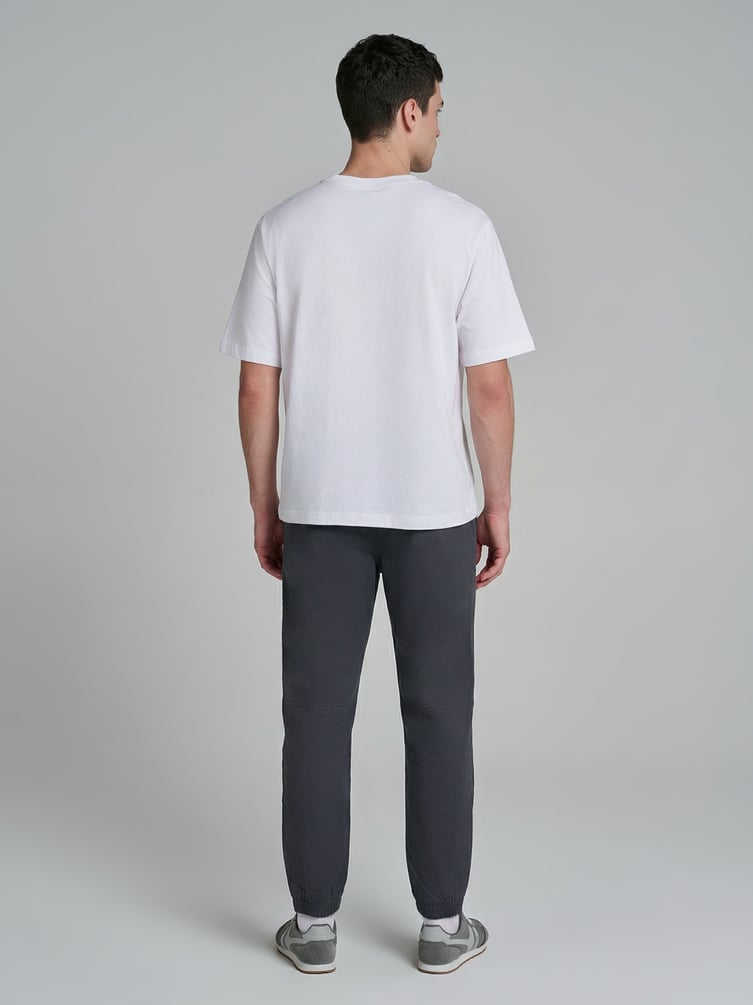 Брюки джоггеры с резинкой по низу