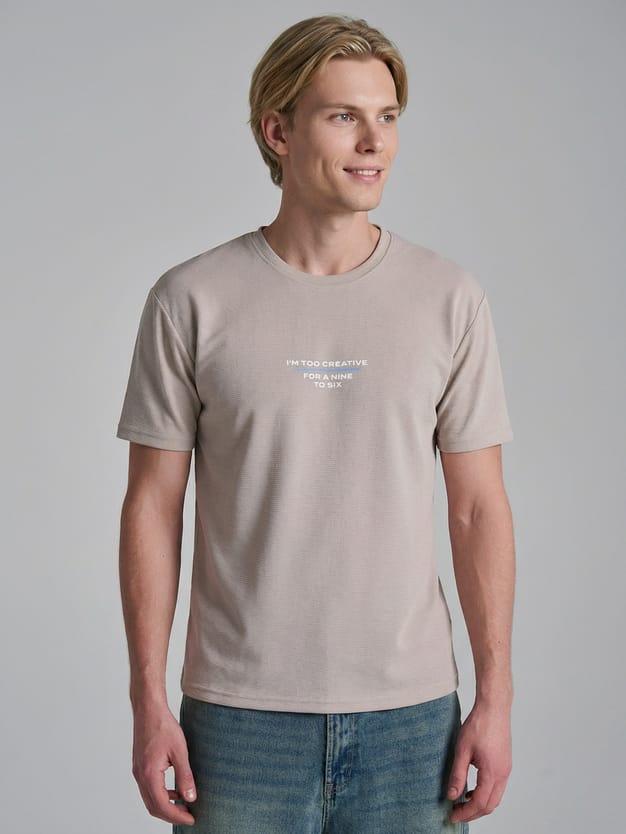 Футболка трикотажная с надписью