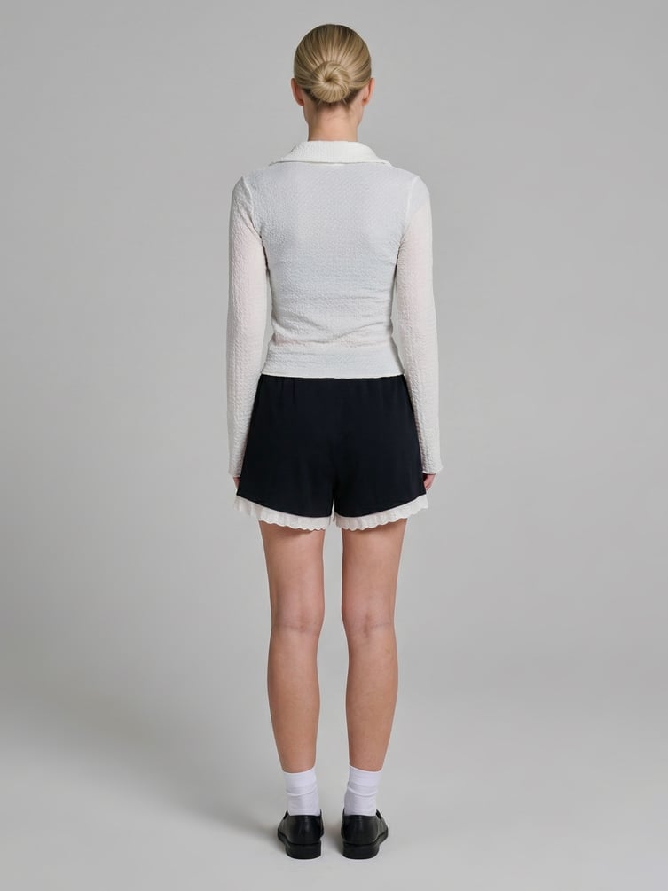 Шорты повседневные с кружевом