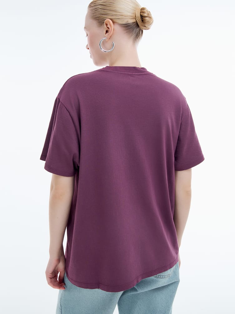 Футболка из хлопка с надписью