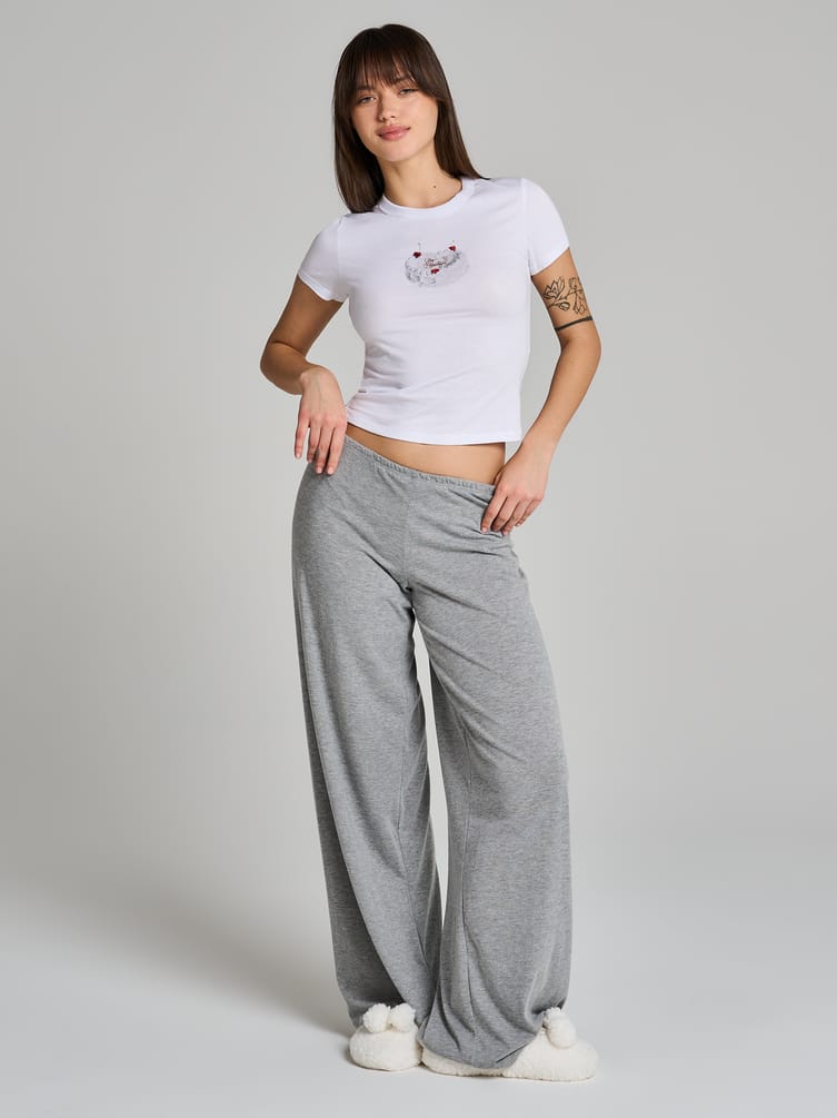 Пижама с принтом и брюками