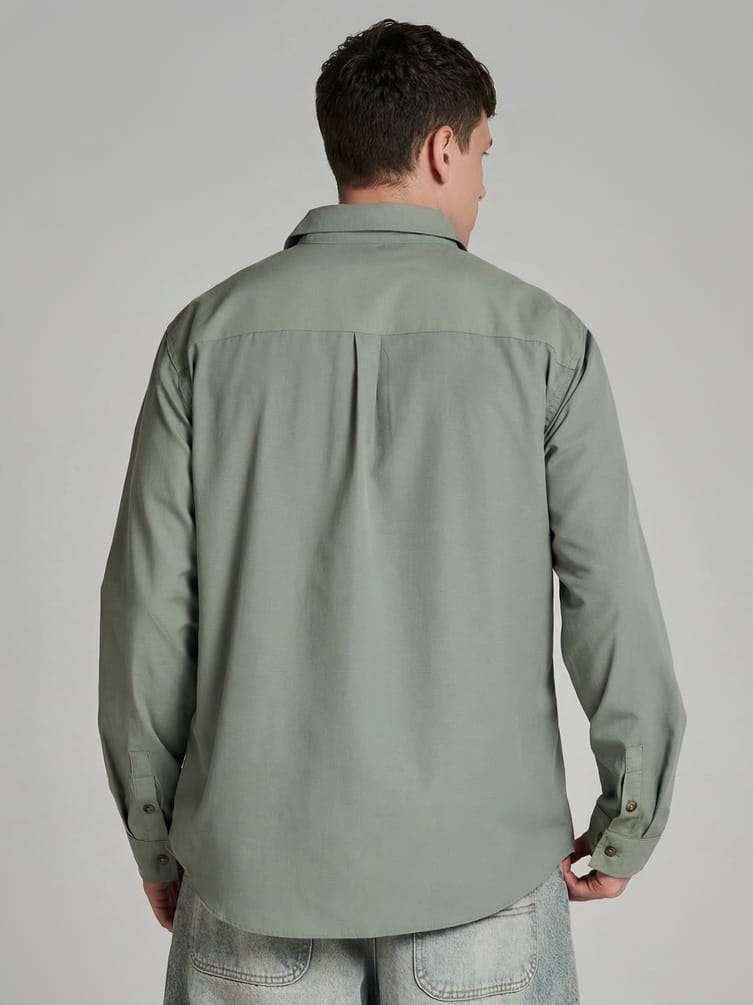 Рубашка повседневная с длинным рукавом