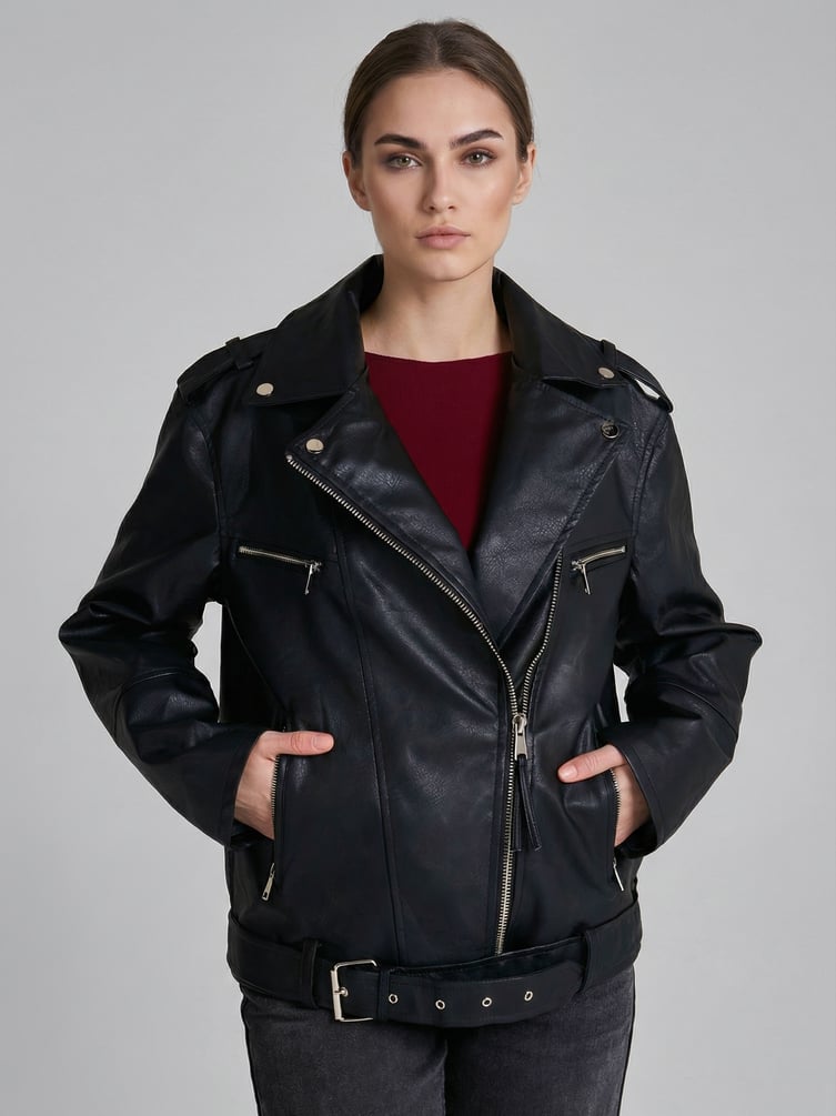 Куртка коcуха из эко кожи