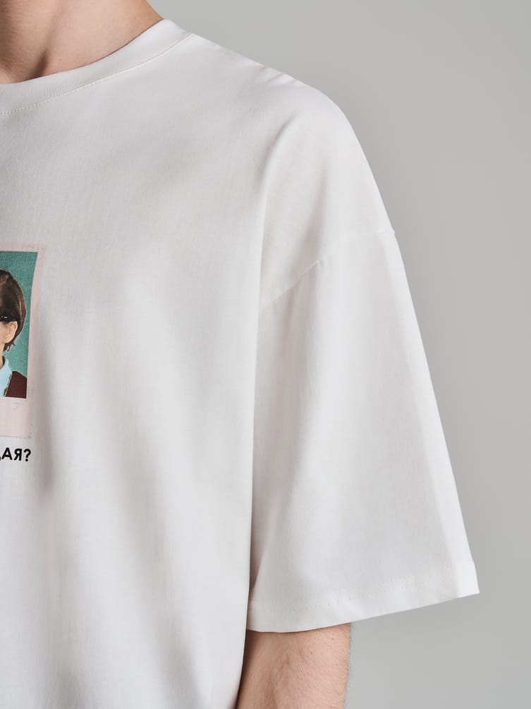 Футболка оверсайз с принтом Мосфильм