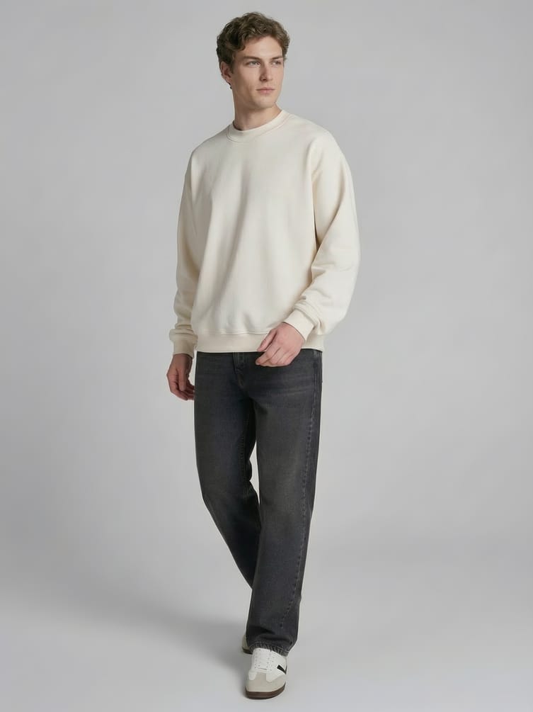 Свитшот свободный без начеса