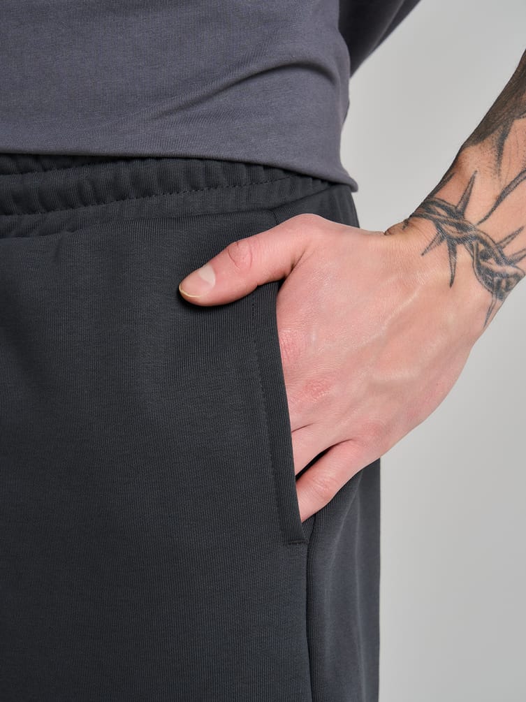 Теплые брюки прямые с начесом