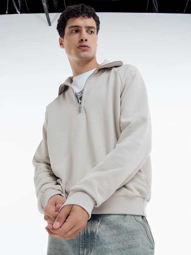 Толстовка Half zip с полузамком