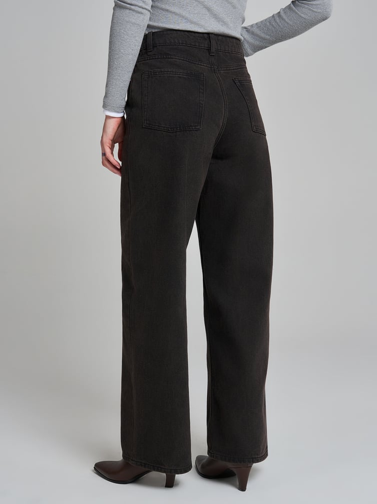 Джинсы Baggy с винтажной стиркой