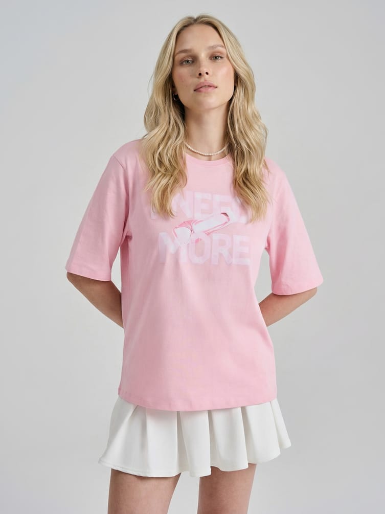 Футболка оверсайз с надписью