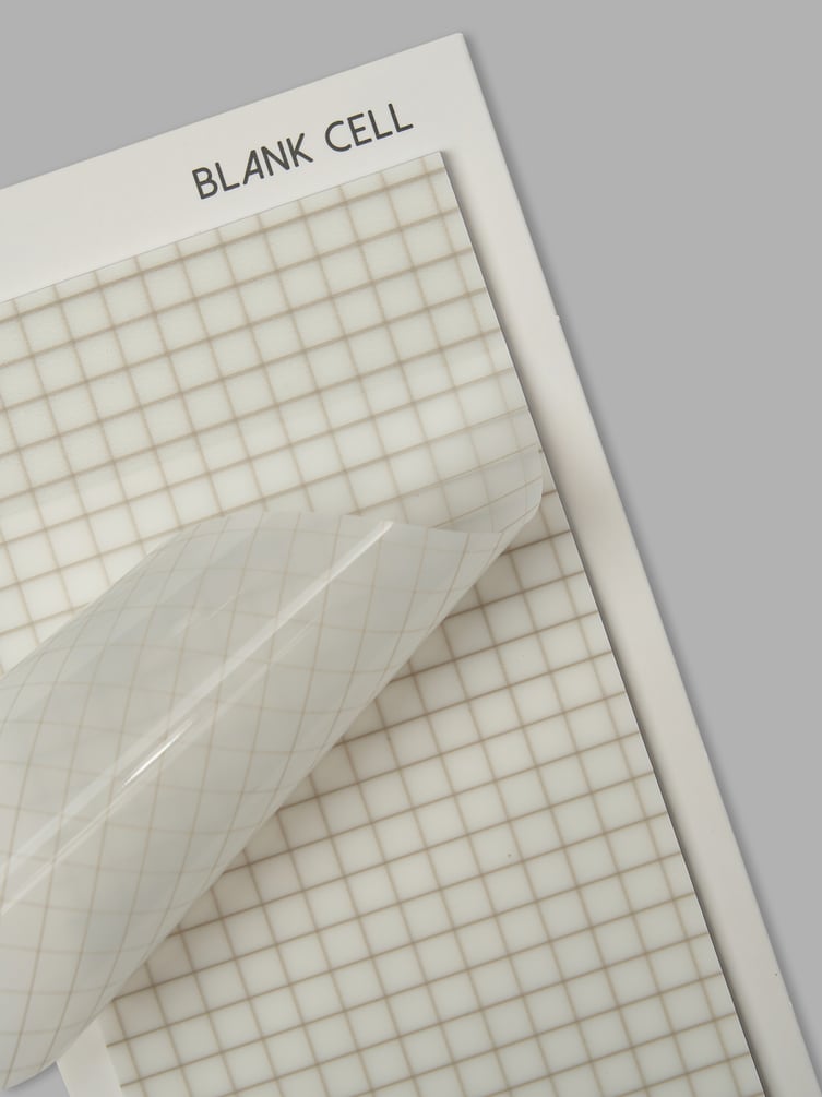 Стикеры для заметок лист в клетку