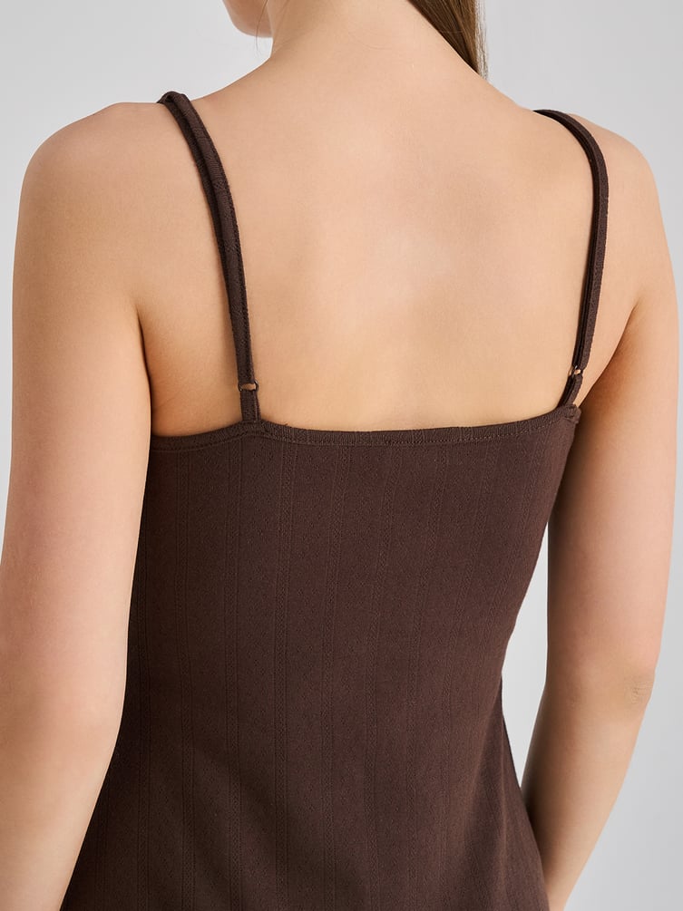 Ночная сорочка на бретелях