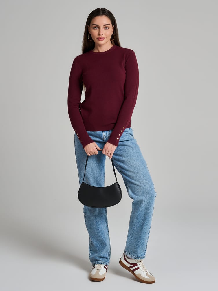 Джемпер трикотажный базовый