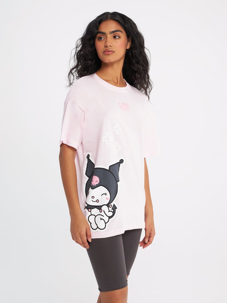 Пижама с шортами и принтом Hello Kitty