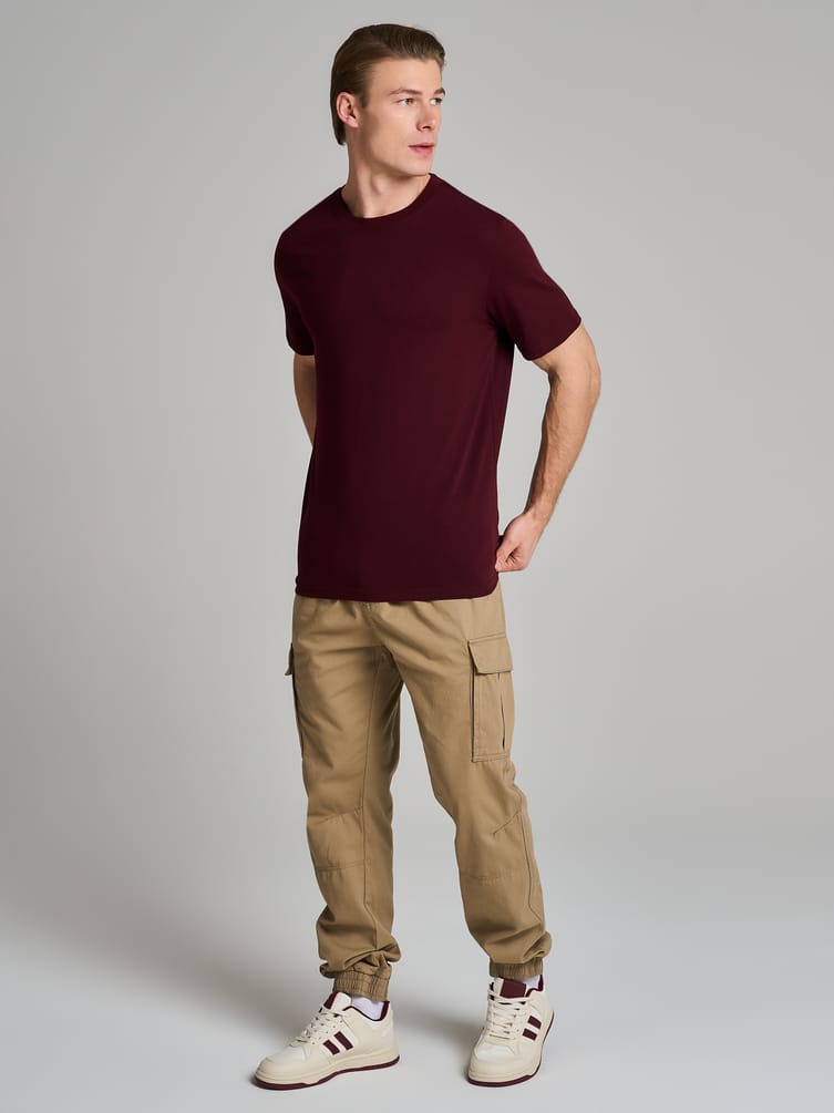 Брюки карго на резинке