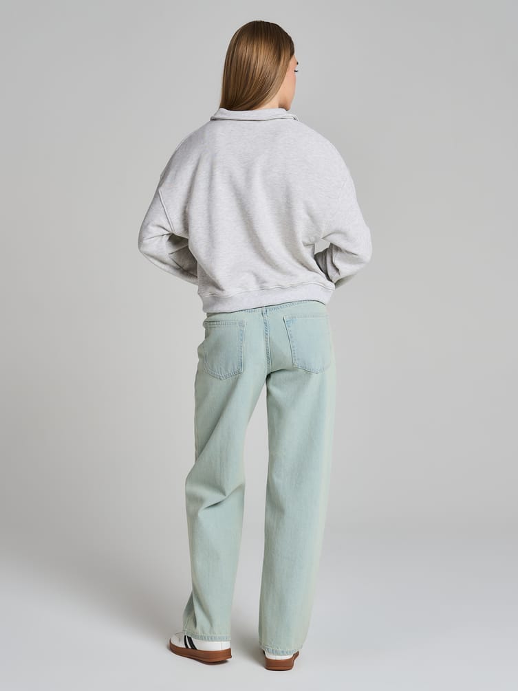 Толстовка поло оверсайз