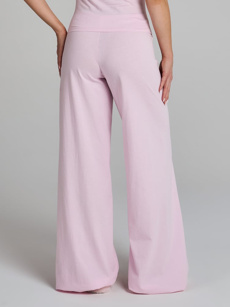 Пижама из хлопка с надписью и брюками