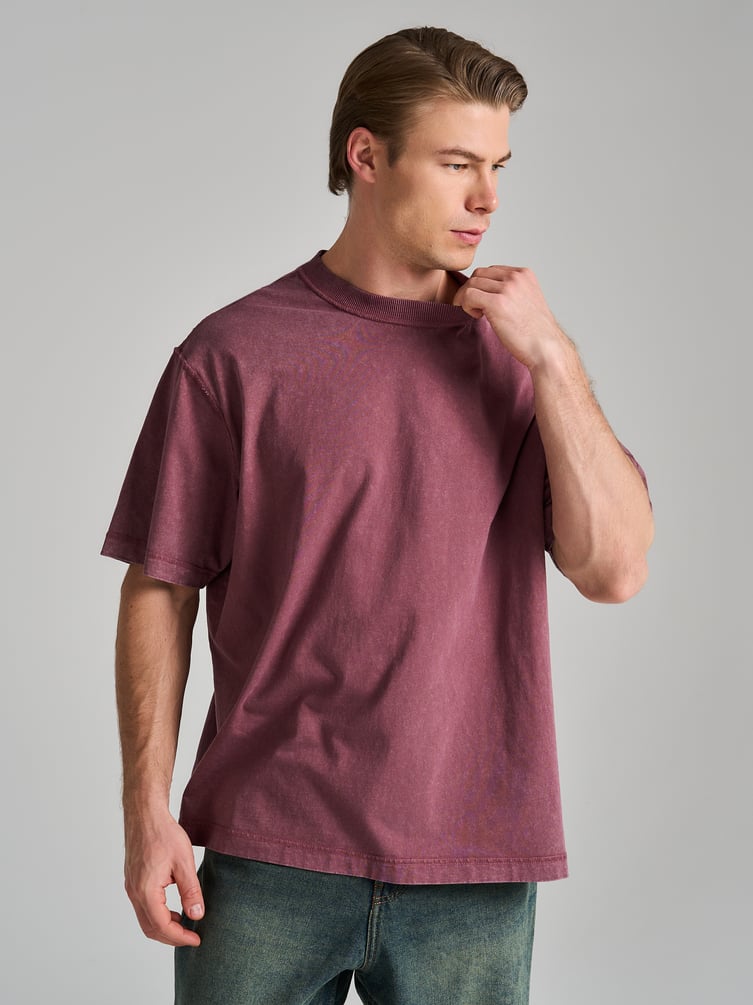 Футболка с вареным эффектом