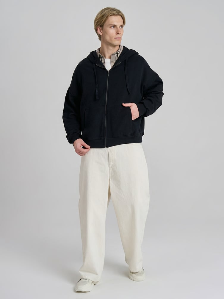 Толстовка оверсайз с капюшоном