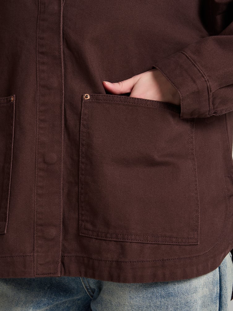 Рубашка джинсовая оверсайз