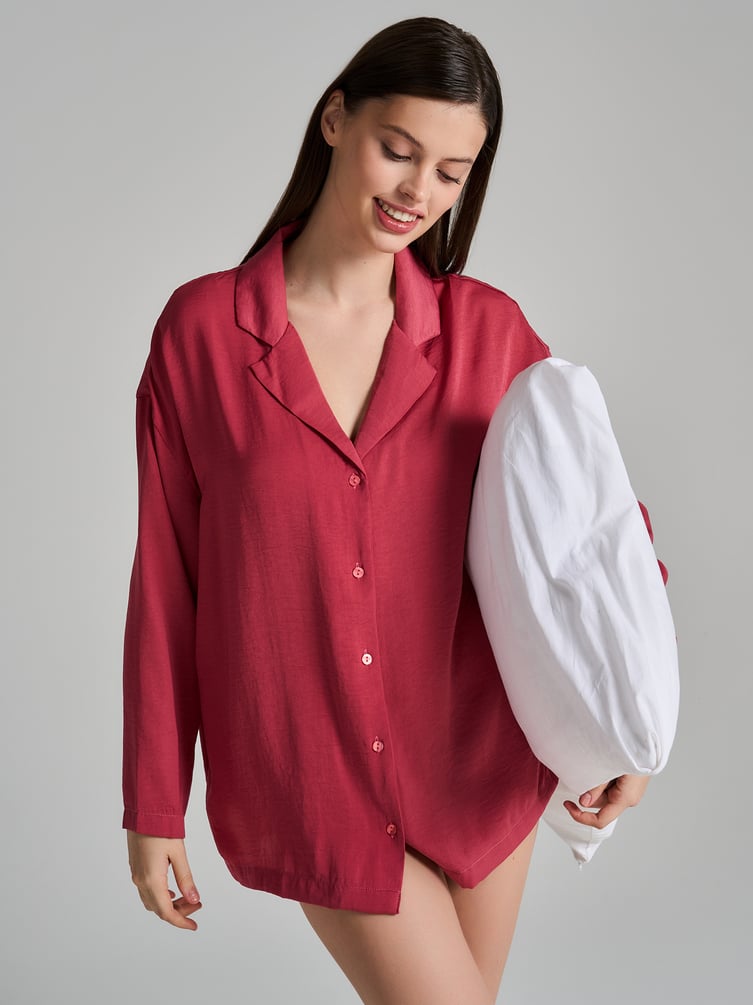 Платье-рубашка для дома