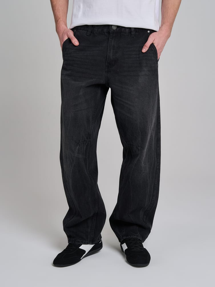 Джинсы Ballon со смещенными боковыми швами