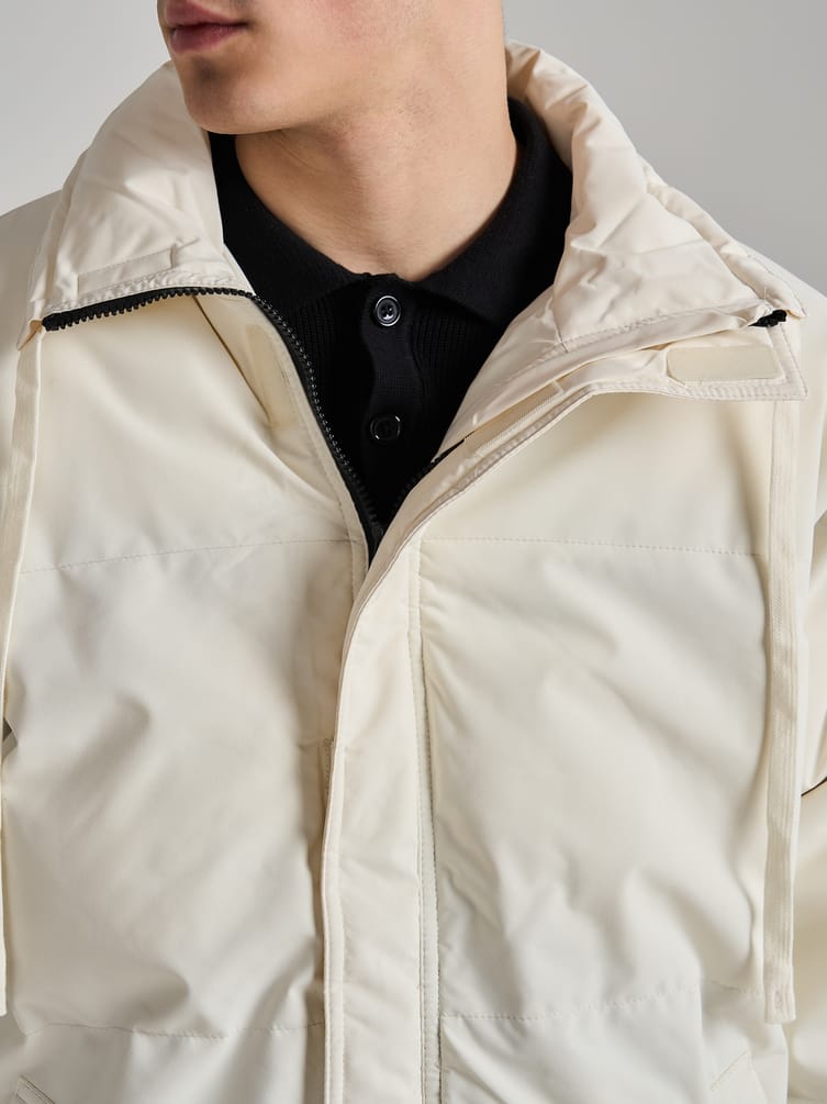 Куртка зимняя без капюшона на синтепоне