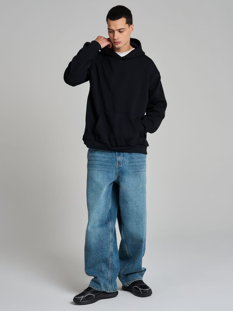 Утепленное худи с начесом