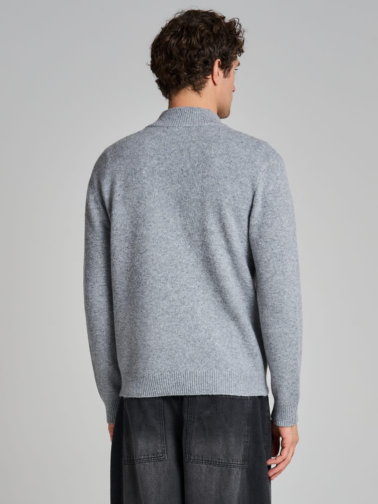 Кардиган трикотажный на молнии