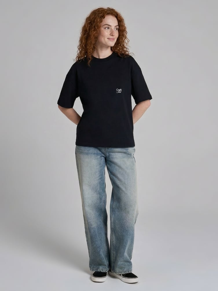 Футболка оверсайз с принтом Russian Vibes