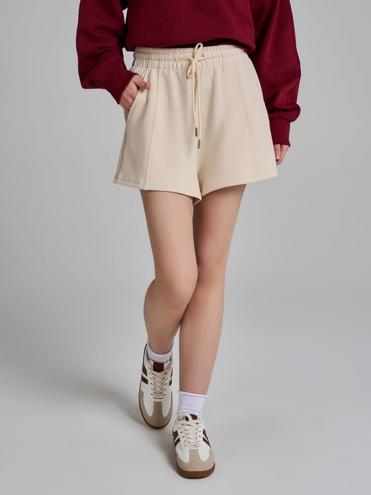 Шорты из вискозы со стрелками