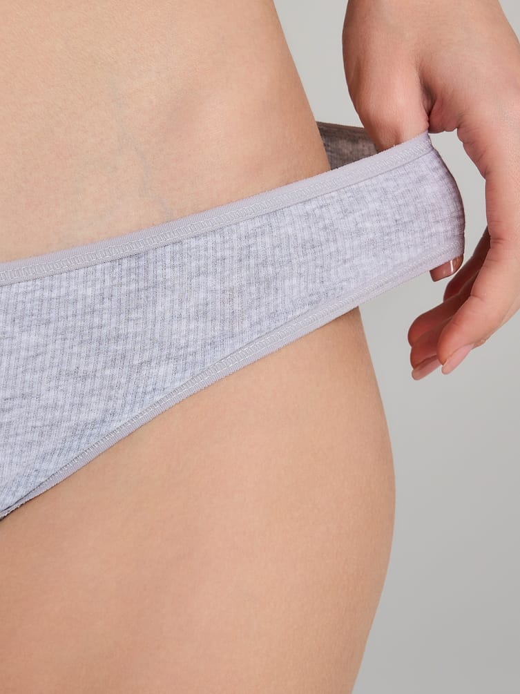 Трусы-слипы - 7 шт. в рубчик